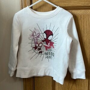 Toddler girls spidey and amazing friends sweatshirt 3t
